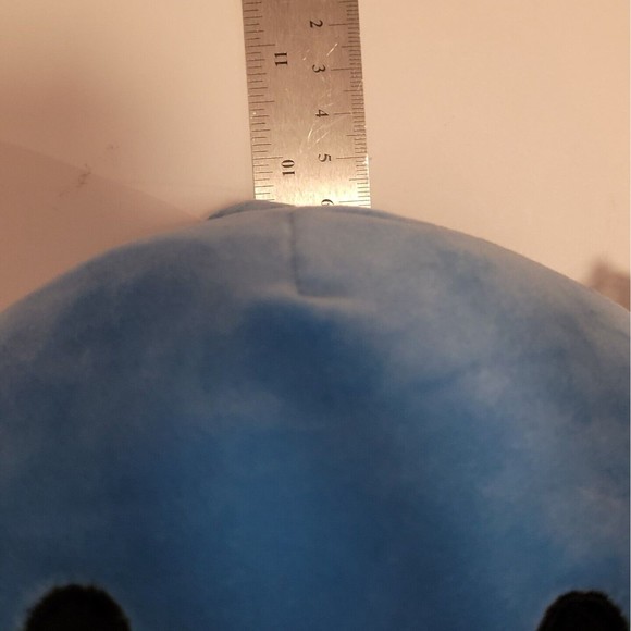 Squishmallow Rey Blue Shark w/ Check Scarf 8" Soft Plush Toy. NEW w/ Tags - Picture 12 of 12